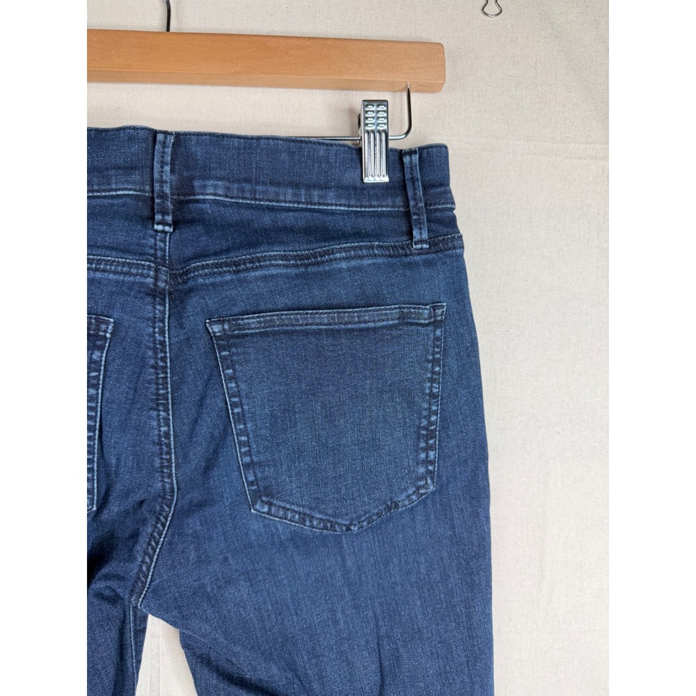 Ann Taylor Factory Women's Ankle Jeans Size 4 Blue Lace Hem Blue Denim Skinny - Picture 10 of 12
